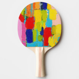 Fantastical Abstract Painting by Kris Taylor Ping Pong Paddle