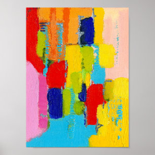 Fantastical Abstract Painting by Kris Taylor Poster