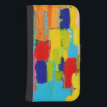Fantastical Abstract Painting by Kris Taylor Samsung S4 Wallet Case<br><div class="desc">Kris Taylor used heavy brush strokes to create this fantastical abstract painting. The colours feel as if they are ready to leap off the print and right onto your wall. Order your copy today!</div>