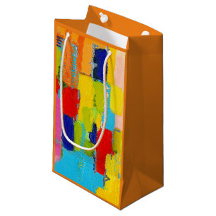 Fantastical Abstract Painting by Kris Taylor Small Gift Bag