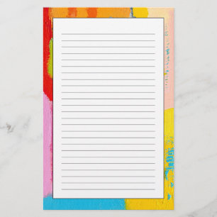 Fantastical Abstract Painting by Kris Taylor Stationery