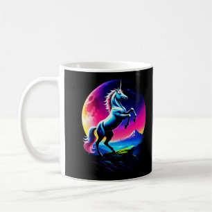 Fantastical Colourful Unicorn Wilderness Coffee Mug
