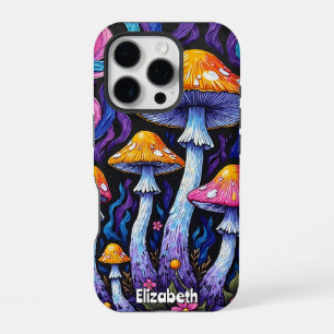 Fantastical Mushroom Garden iPhone 16 Pro Case