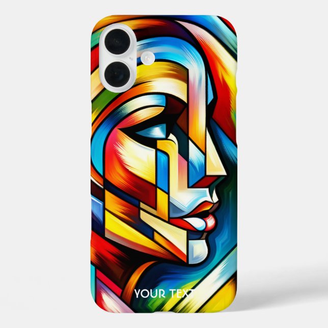 Fantasy Abstract Stained Glass Case-Mate iPhone Case (Back)