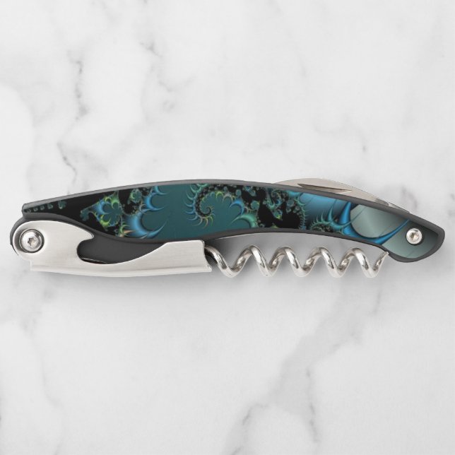 Fantasy Abstract Tentacle Fractal Design Corkscrew (Front)