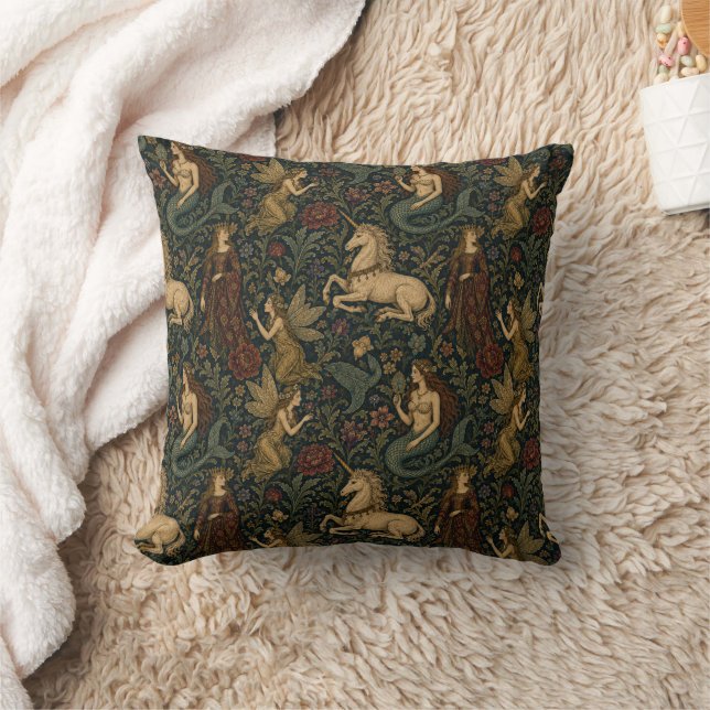 Fantasy Academia Feminine  Cushion (Blanket)