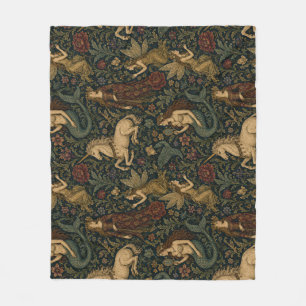 Fantasy Academia Feminine Fleece Blanket