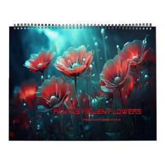 Fantasy Alien Flowers Calendar