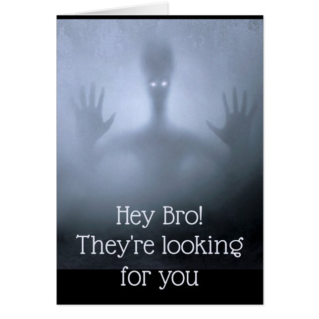 Fantasy Alien Fog Brother Birthday Looking for you (Front)