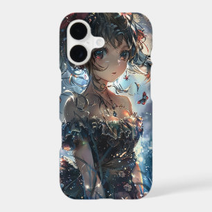 Fantasy Anime Girl in Enchanted Garden
