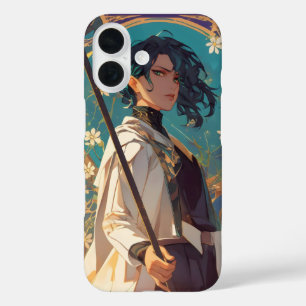 Fantasy Anime Girl Magic iPhone 16 Case