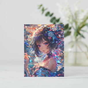 Fantasy Anime Girl Postcard