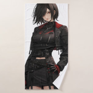 Fantasy Anime Mysterious Girl Bath Towel