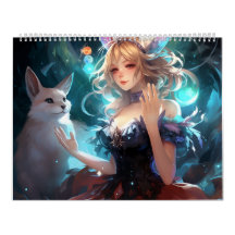 Fantasy Anime Worlds 2024 Calendar