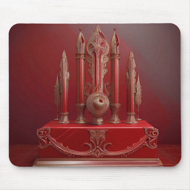 Fantasy Antique Fountain Pen Deskset Mouse Pad (Front)