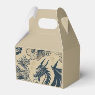 Fantasy Antiqued Dragons  Favour Box
