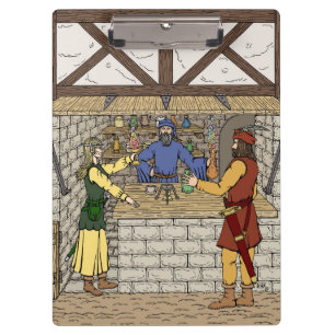 Fantasy Apothecary Shop Clipboard