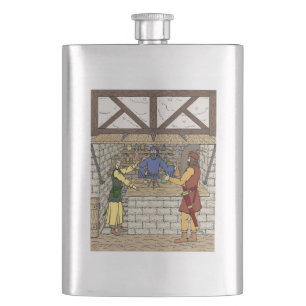 Fantasy Apothecary Shop Hip Flask