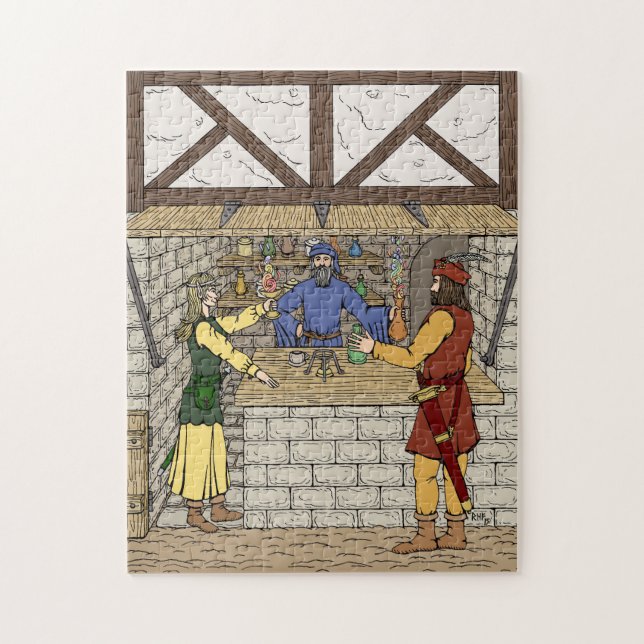 Fantasy Apothecary Shop Jigsaw Puzzle (Vertical)