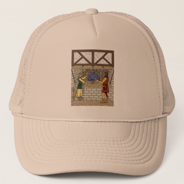 Fantasy Apothecary Shop Trucker Hat (Front)