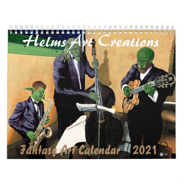 Fantasy Art 2021 Calendar (Cover)