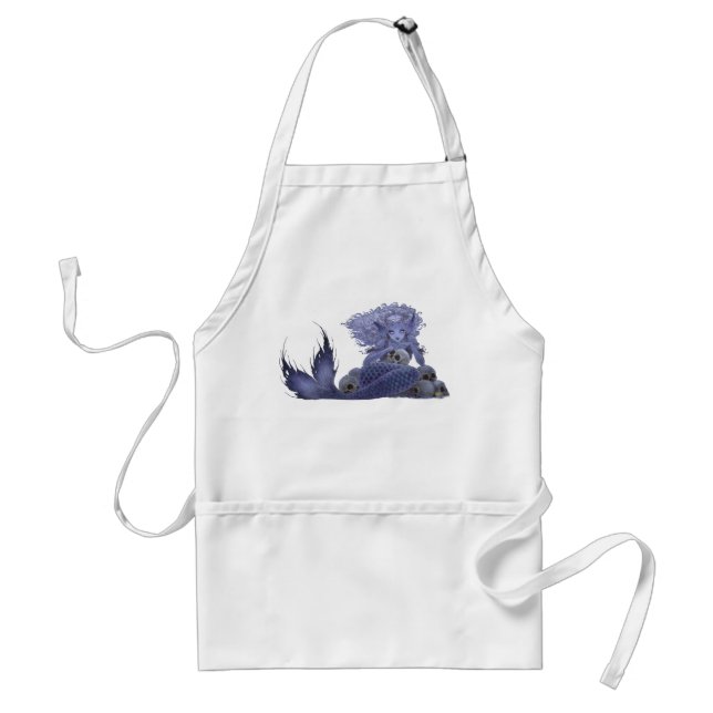 Fantasy Art Apron - Dark Mermaid (Front)