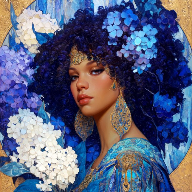 Fantasy Art Black Girl Black Queen Goddess Poster (Creator Uploaded)