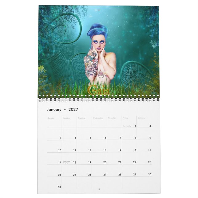 Fantasy Art Calendar 2013 (Jan 2027)