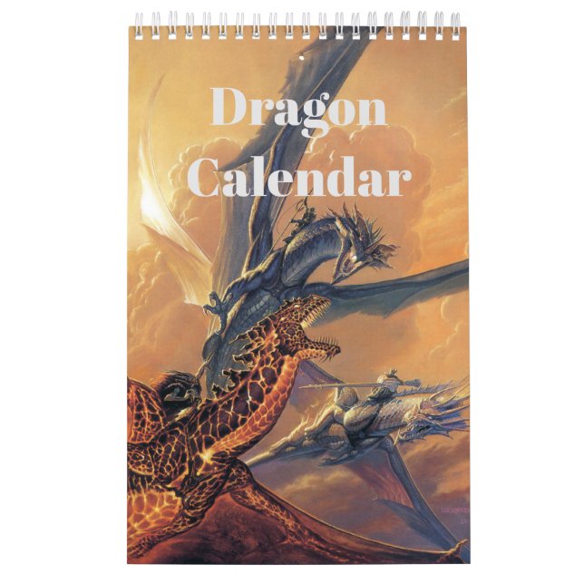 Fantasy Art Dragon Calendar | Stunning Dragon (Cover)