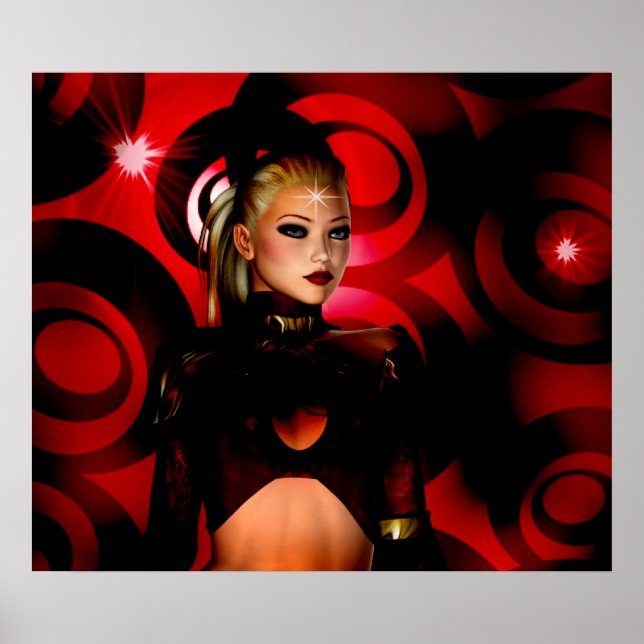 Fantasy Art Poster Red Venus (Front)