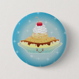 Fantasy bananasplit 6 cm round badge