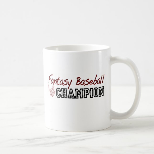 Fantasy Baseball Champion Coffee Mug (Right)