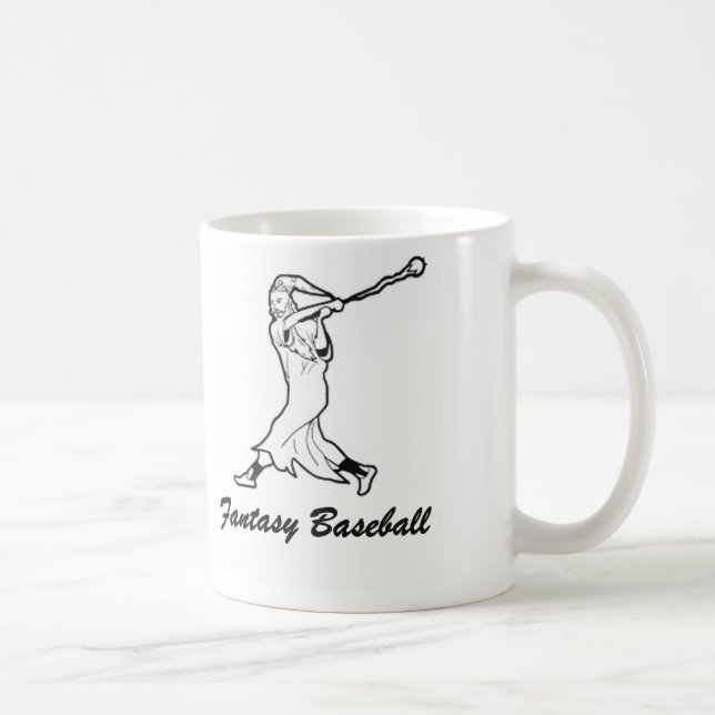 Fantasy Baseball Wizard Coffee Mug (Right)