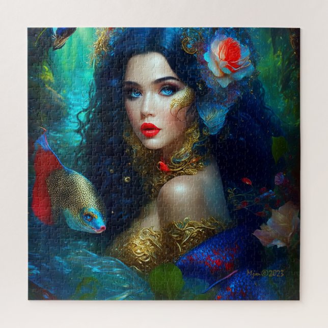 Fantasy Beautiful Mermaid 1 Jigsaw Puzzle (Vertical)