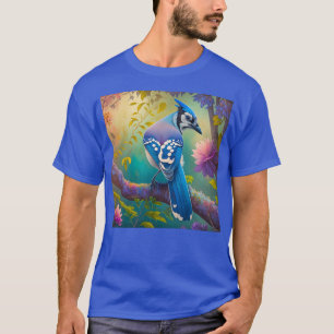 Fantasy Birds Blue Jay T-Shirt