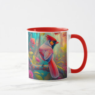 Fantasy Birds Male Cardinal Mug