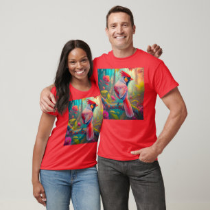 Fantasy Birds Male Cardinal T-Shirt