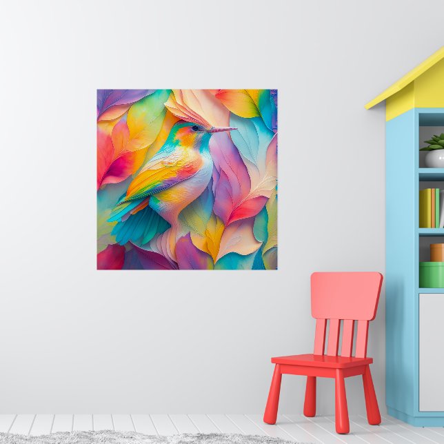 Fantasy Birds Silk Bird Poster (Nursery 1)