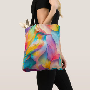 Fantasy Birds Silk Bird Tote Bag
