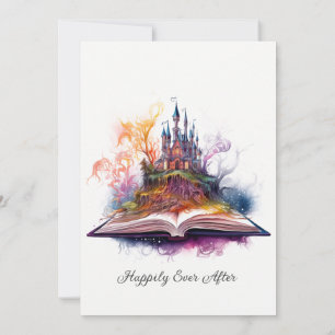 Fantasy Book Fairytale Whimsical Magical Unique Invitation
