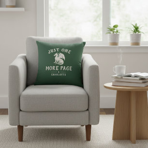 Fantasy Book Lover Custom Dragon Throw Pillow