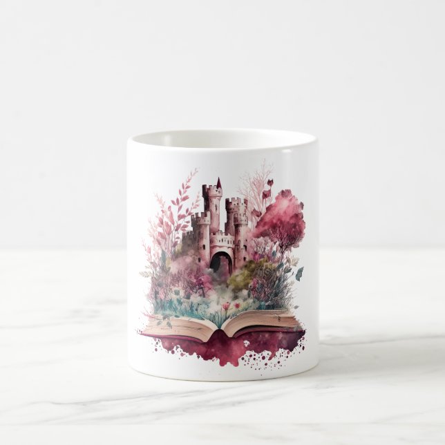 Fantasy Book Lover Design Coffee Mug (Center)