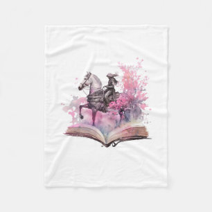 Fantasy Book Lover Design Fleece Blanket