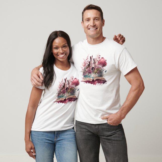 Fantasy Book Lover Design T-Shirt (Unisex)