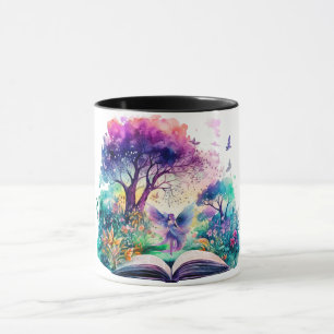 Fantasy Book Lover Fairy Mug