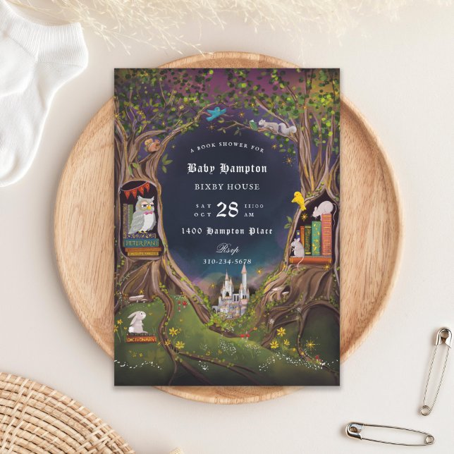 Fantasy Books for Baby Shower Invitation (Creator Uploaded)
