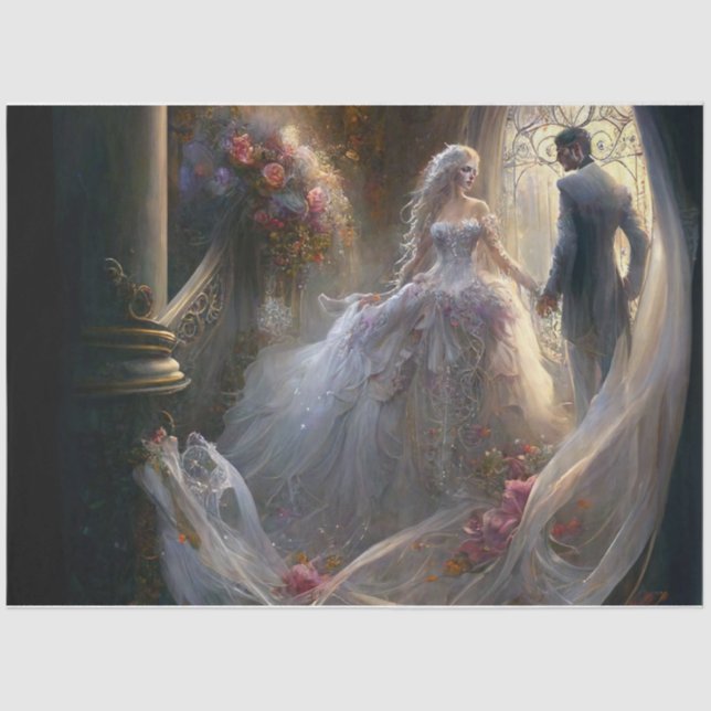 Fantasy Bride  Tissue Paper (Front)
