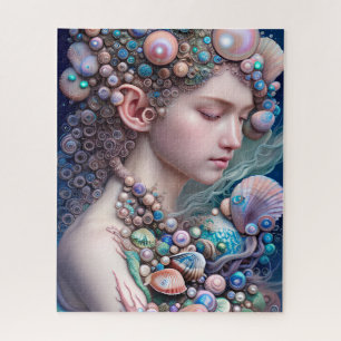Fantasy bubble elf in vibrant colours jigsaw puzzle