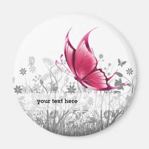 Fantasy Butterfly * choose background colour Magnet