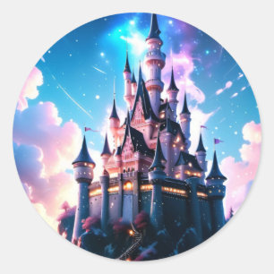 Fantasy Castle Classic Round Sticker